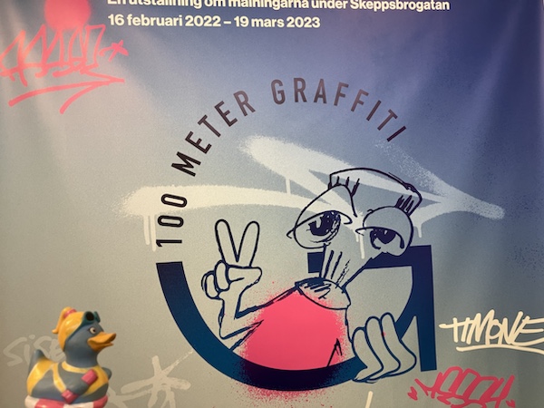 Graffiti im Fluchttunnel